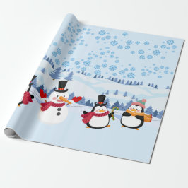 Papel De Regalo navidades "Pingouin"