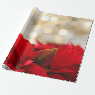 Papel De Regalo Navidades Poinsettia