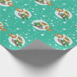 Papel De Regalo Navidades Purrmaids<br><div class="desc">Divertidos Navidades buscan papel de preparación para unas vacaciones felices.</div>