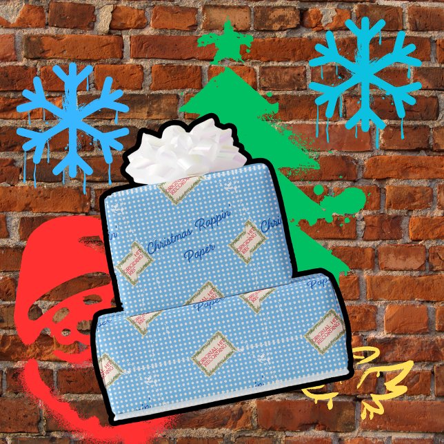 Papel De Regalo Navidades Rappin' Blue (Subido por el creador)