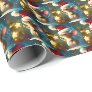 Papel De Regalo Navidades Ratón 1