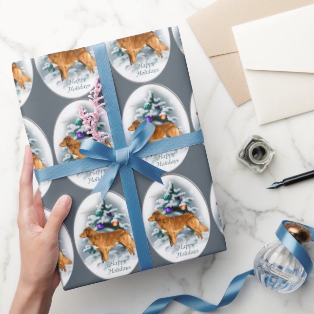 Papel De Regalo Navidades recuperadores de peaje de pato de Nueva  (Regalar)