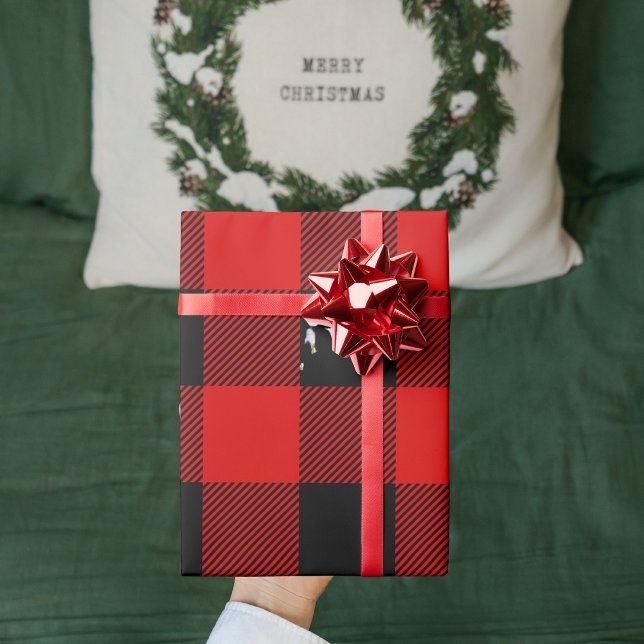 Papel De Regalo Navidades Red Buffalo Plaid (Subido por el creador)