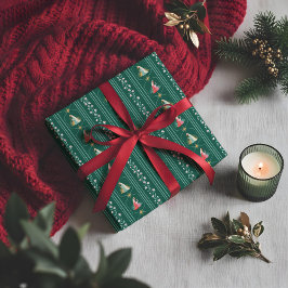 Papel De Regalo Navidades Religiosos Bethlehem Marry Joseph Floral