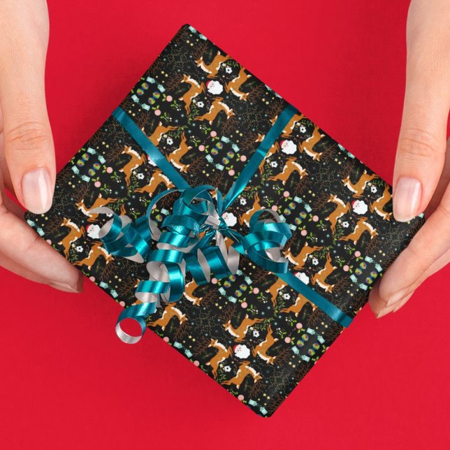 Papel De Regalo Navidades Renos Patrón sin Marea Negra (Subido por el creador)