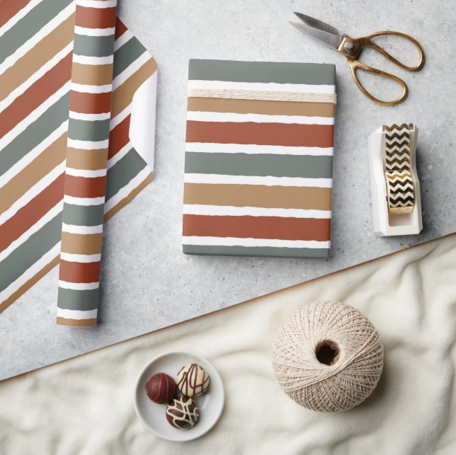 Papel De Regalo Navidades | Resumen | Patrón | Minimalista (Artesanía)