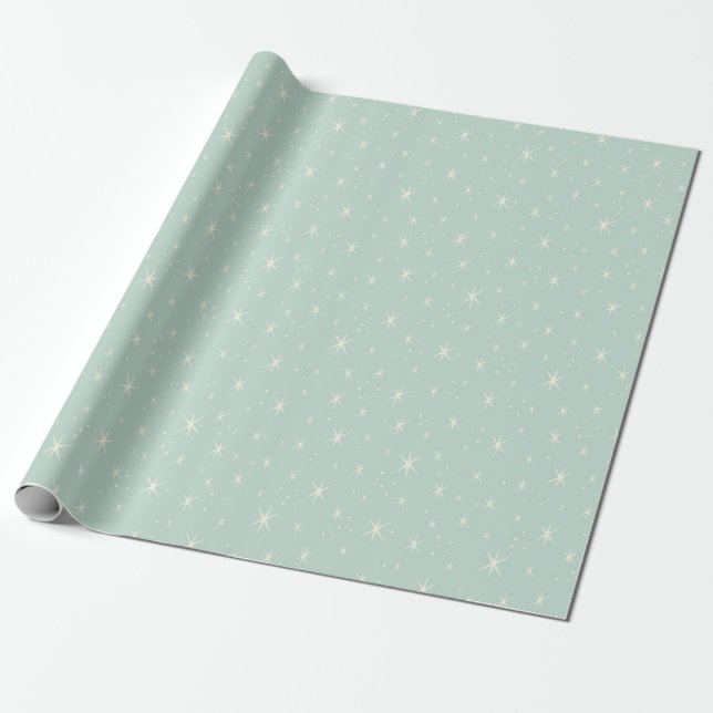 Papel De Regalo Navidades Retro 1958 Acondicionamiento de regalo P (Desenrollado)