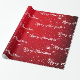 Papel De Regalo Navidades rojos