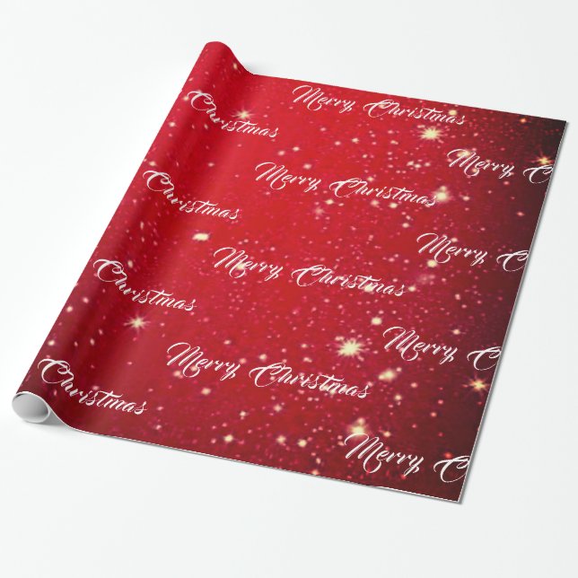 Papel De Regalo Navidades rojos (Desenrollado)