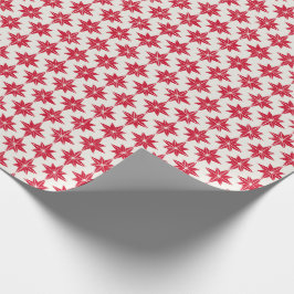 Papel De Regalo Navidades rojos con azulejos Estrellas Navidades m