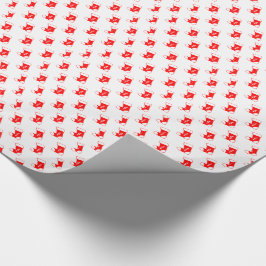Papel De Regalo Navidades rojos haciendo olas