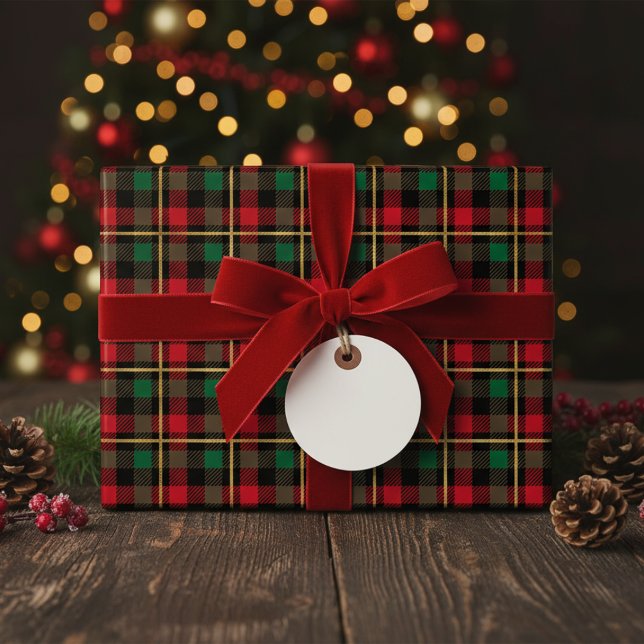Papel De Regalo Navidades rojos, verdes, negros y dorados con mang (Subido por el creador)