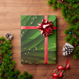 PAPEL DE REGALO NAVIDADES ROJOS VERDES Y DORADOS PALOS ABSTRACTOS