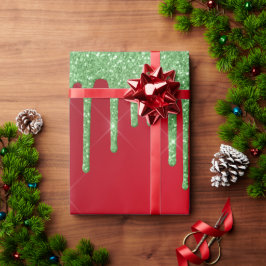 Papel De Regalo Navidades rojos y verdes