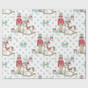 Papel De Regalo Navidades Ropa y caballo balanceador