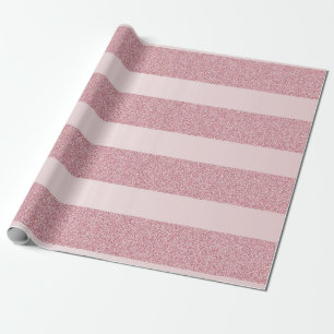 Papel De Regalo Navidades Rosa Purpurina Gold Moda de plantilla mo