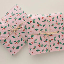 Papel De Regalo Navidades rosados