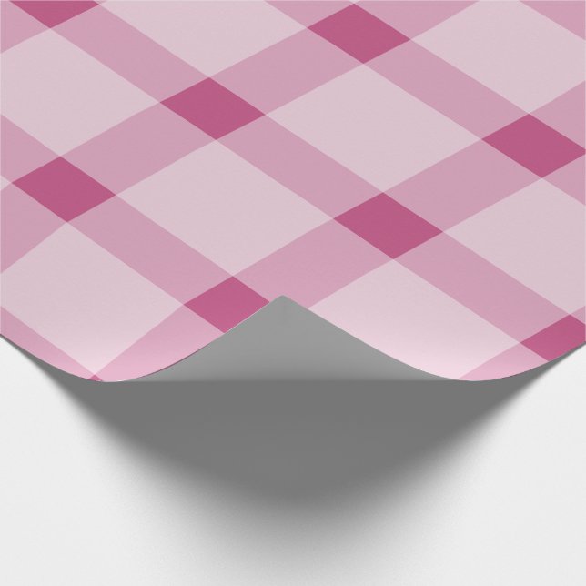Papel De Regalo Navidades rosados de moda para vacaciones en vacac (Esquina)
