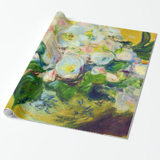 Papel De Regalo Navidades Rosas Flores