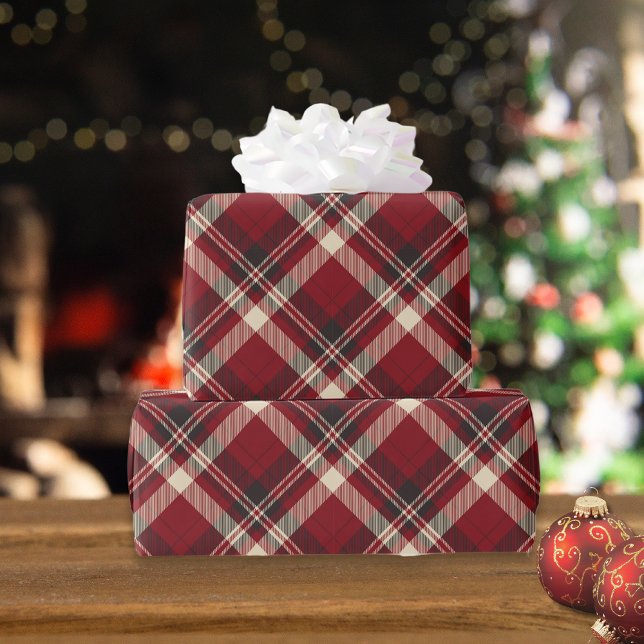 Papel De Regalo Navidades rusos Red Green Gingham Plaid Gift (Subido por el creador)