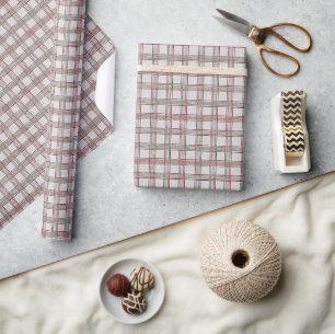Papel De Regalo Navidades Rustic Modern Plaid