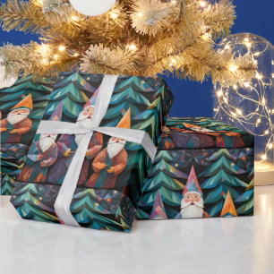 Papel De Regalo Navidades sabios patrón Guay colorido elegante