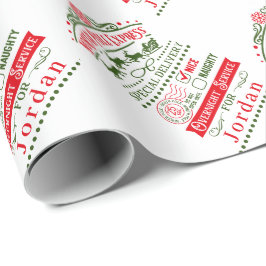 Papel De Regalo Navidades Santa Clause Delivery North Pole Express