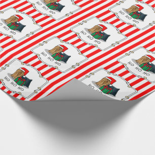 Papel De Regalo Navidades Santa Hat Yorkshire Terrier Yorkie Cute