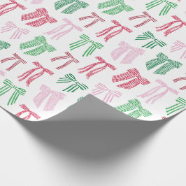 Papel De Regalo Navidades se doblan coqueta rayada