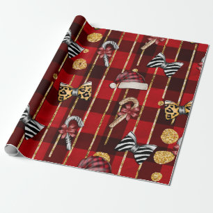 Papel De Regalo Navidades silvestres 1