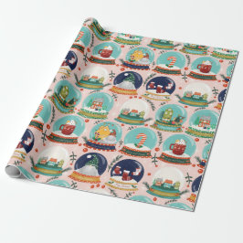 Papel De Regalo Navidades snowglobe//Gnome//Gingerbread House//