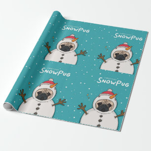 Papel De Regalo Navidades SnowPug