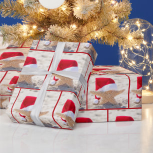 Papel De Regalo Navidades Starfish en arena