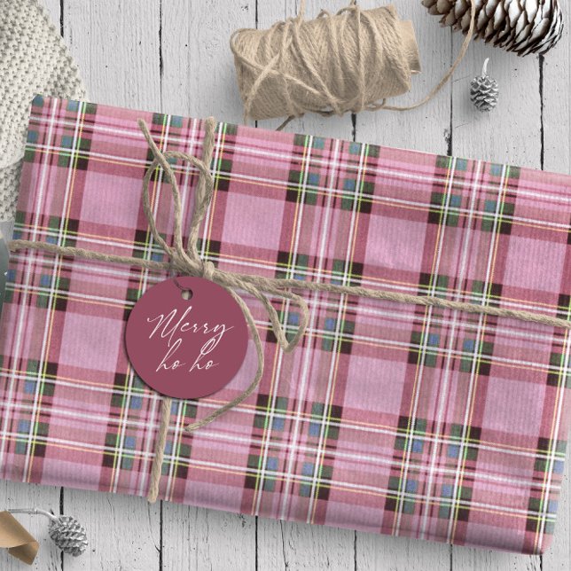 Papel De Regalo Navidades Tartan Pink/Green ID768 (Subido por el creador)