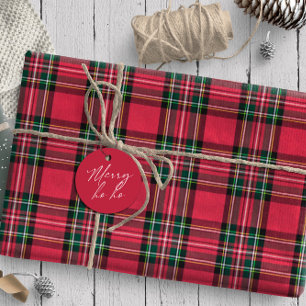 Papel De Regalo Navidades Tartan Red/Green ID768