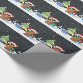 Papel De Regalo Navidades Teddy Bear