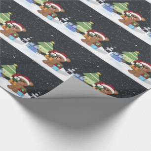 Papel De Regalo Navidades Teddy Bear