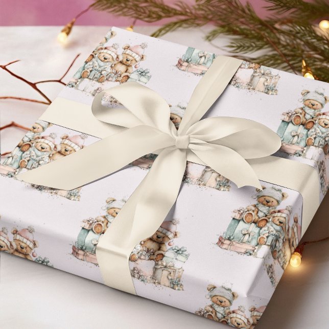 Papel De Regalo Navidades Teddy Bears Wraping Paper (Subido por el creador)