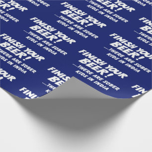 Papel De Regalo Navidades TERMINAN TU CERVEZA Navidad