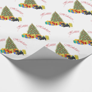 Papel De Regalo Navidades Terrier de Escocia