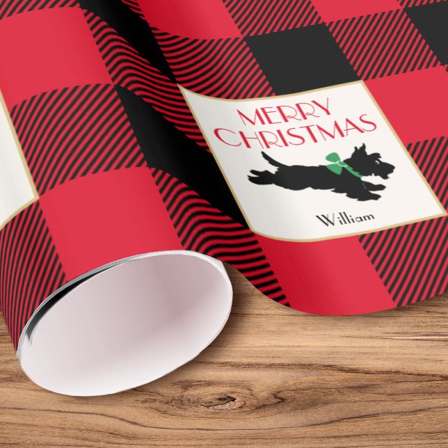 Papel De Regalo Navidades tradicionales Personalizado de perro esc (Subido por el creador)