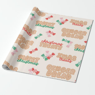 Papel De Regalo Navidades trata el patrón de letras
