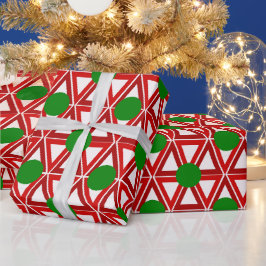 Papel De Regalo Navidades Triangle Quilt