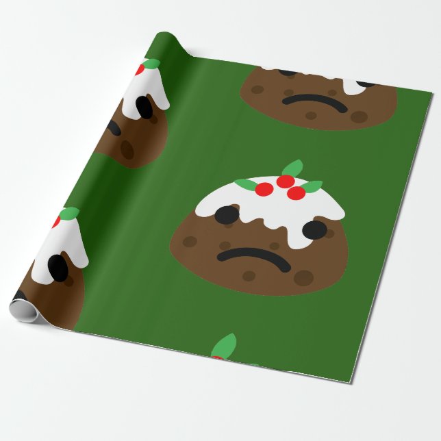 Papel De Regalo navidades tristes pudding (Desenrollado)