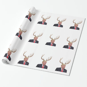 Papel De Regalo Navidades Trump: Sr. Presidente venado