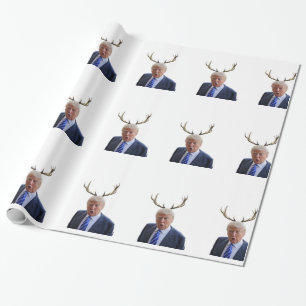 Papel De Regalo Navidades Trump: Sr. Presidente venado