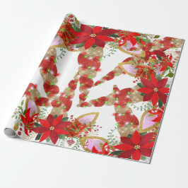 Papel De Regalo Navidades unicornios Vacaciones de uninornio blanc