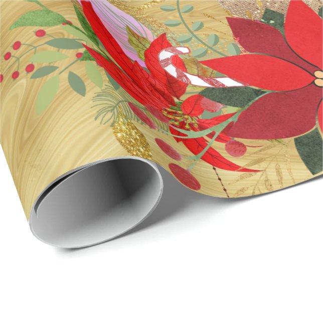 Papel De Regalo Navidades unicornios vacaciones Lux Unicorn Chispa (Esquina del rollo)