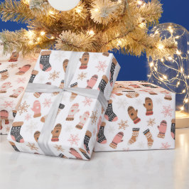 Papel De Regalo Navidades valoran la fiesta de los guantes de copa