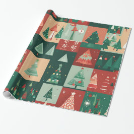 Papel De Regalo Navidades verdes